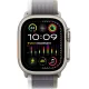 Умные часы Apple Watch Ultra 2 LTE 49 мм (титановый корпус, титановый/серо-зеленый, нейлоновый ремешок размера M/L)