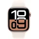 Умные часы Apple Watch Series 10 46 мм (алюминиевый корпус, розовое золото/звездный свет, спортивный силиконовый ремешок S/M)