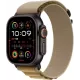 Умные часы Apple Watch Ultra 2 LTE 49 мм (титановый корпус, черный/бежевый, ремешок из полиэстера S)