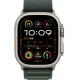 Умные часы Apple Watch Ultra 2 LTE 49 мм (титановый корпус, титановый/темно-зеленый, ремешок из полиэстера M)